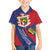Liechtenstein Family Matching Long Sleeve Bodycon Dress and Hawaiian Shirt Coat Of Arms Blue Red Color - Wonder Print Shop