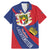 Liechtenstein Family Matching Mermaid Dress and Hawaiian Shirt Coat Of Arms Blue Red Color - Wonder Print Shop