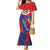 Liechtenstein Family Matching Mermaid Dress and Hawaiian Shirt Coat Of Arms Blue Red Color - Wonder Print Shop