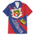 Liechtenstein Family Matching Summer Maxi Dress and Hawaiian Shirt Coat Of Arms Blue Red Color - Wonder Print Shop