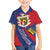 Liechtenstein Kid Hawaiian Shirt Coat Of Arms Blue Red Color - Wonder Print Shop