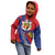 Liechtenstein Kid Hoodie Coat Of Arms Blue Red Color - Wonder Print Shop