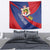 Liechtenstein Tapestry Coat Of Arms Blue Red Color - Wonder Print Shop