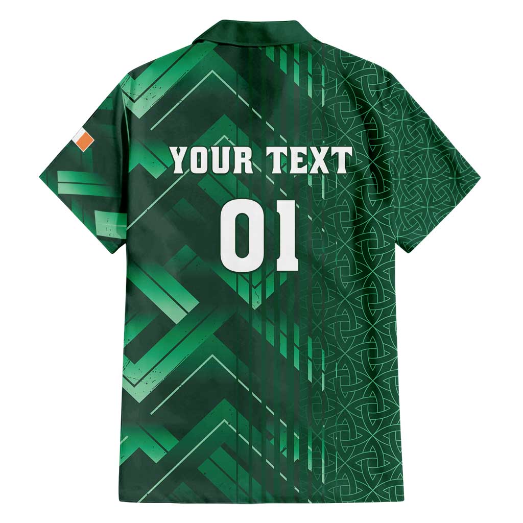 Ireland 2024 Rugby Family Matching Long Sleeve Bodycon Dress and Hawaiian Shirt Irish Shamrock Celtic Cross - Wonder Print Shop