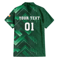 Ireland 2024 Rugby Family Matching Long Sleeve Bodycon Dress and Hawaiian Shirt Irish Shamrock Celtic Cross - Wonder Print Shop