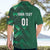 Ireland 2024 Rugby Hawaiian Shirt Irish Shamrock Celtic Cross - Wonder Print Shop