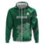 Ireland 2024 Rugby Hoodie Irish Shamrock Celtic Cross - Wonder Print Shop