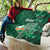 Ireland 2024 Rugby Quilt Irish Shamrock Celtic Cross - Wonder Print Shop