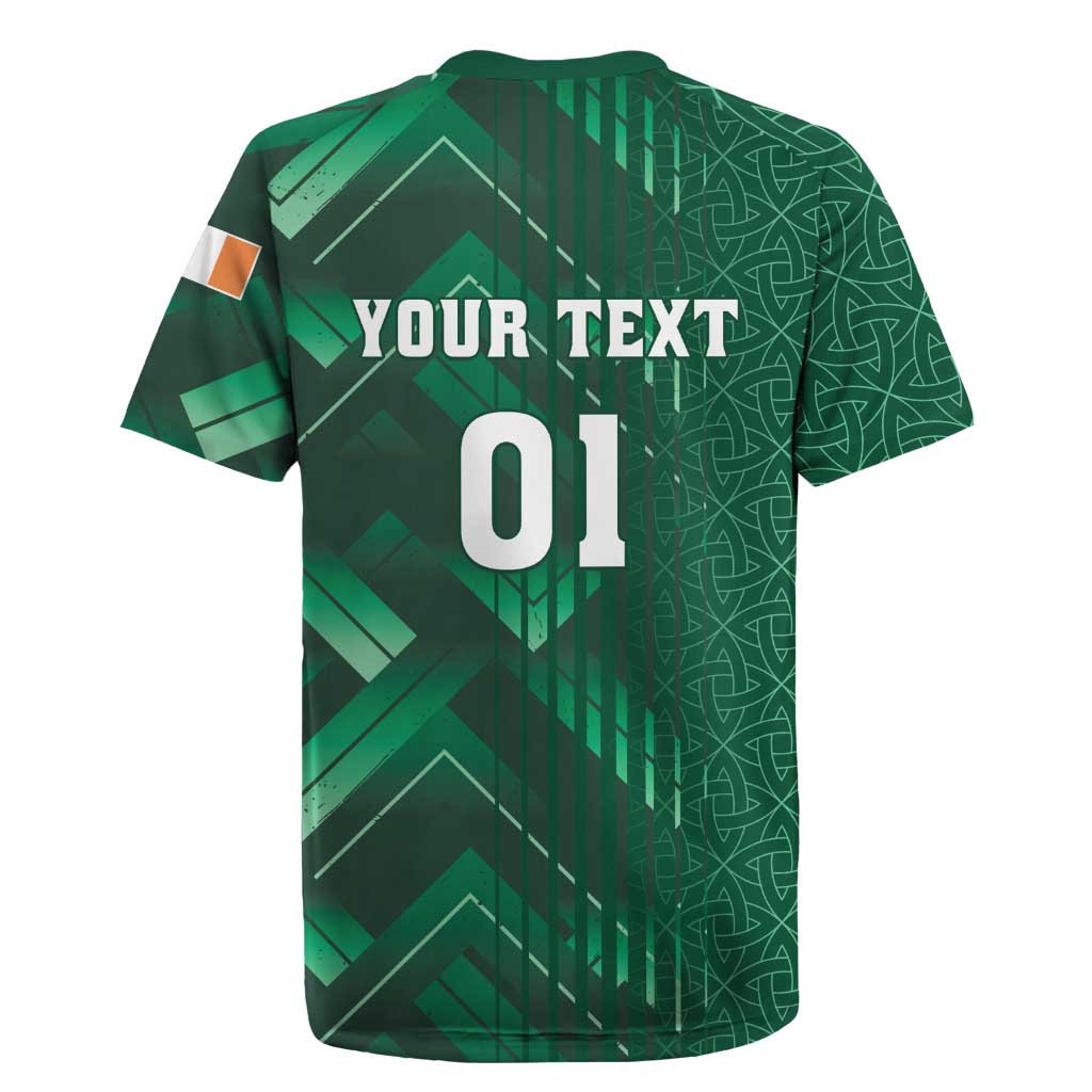 Ireland 2024 Rugby Rugby Jersey Irish Shamrock Celtic Cross - Wonder Print Shop