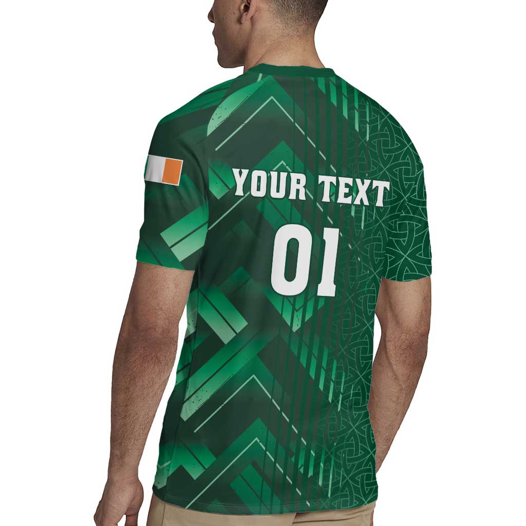 Ireland 2024 Rugby Rugby Jersey Irish Shamrock Celtic Cross - Wonder Print Shop