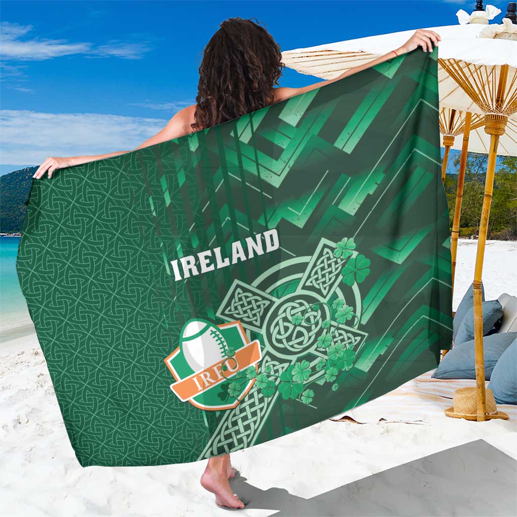 Ireland 2024 Rugby Sarong Irish Shamrock Celtic Cross - Wonder Print Shop