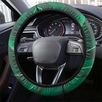 Ireland 2024 Rugby Steering Wheel Cover Irish Shamrock Celtic Cross - Wonder Print Shop