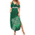 Ireland 2024 Rugby Summer Maxi Dress Irish Shamrock Celtic Cross - Wonder Print Shop