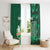 Ireland 2024 Rugby Window Curtain Irish Shamrock Celtic Cross - Wonder Print Shop