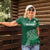 Ireland 2024 Rugby Women Polo Shirt Irish Shamrock Celtic Cross - Wonder Print Shop