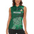 Ireland 2024 Rugby Women Sleeveless Polo Shirt Irish Shamrock Celtic Cross - Wonder Print Shop