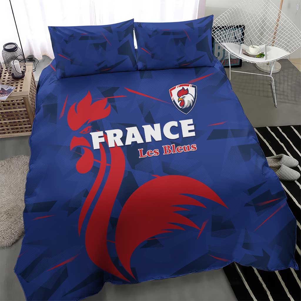France 2024 Rugby Bedding Set Bravo Les Bleus - Wonder Print Shop
