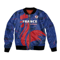France 2024 Rugby Bomber Jacket Bravo Les Bleus - Wonder Print Shop
