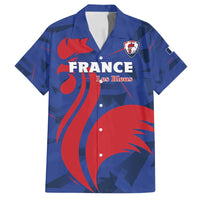 France 2024 Rugby Family Matching Off Shoulder Maxi Dress and Hawaiian Shirt Bravo Les Bleus - Wonder Print Shop