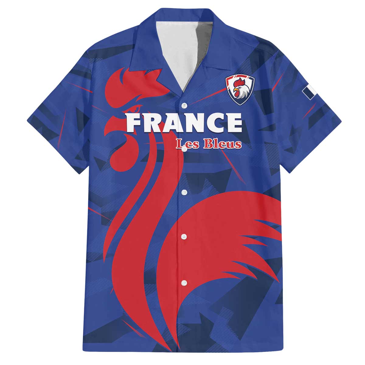 France 2024 Rugby Family Matching Puletasi and Hawaiian Shirt Bravo Les Bleus - Wonder Print Shop