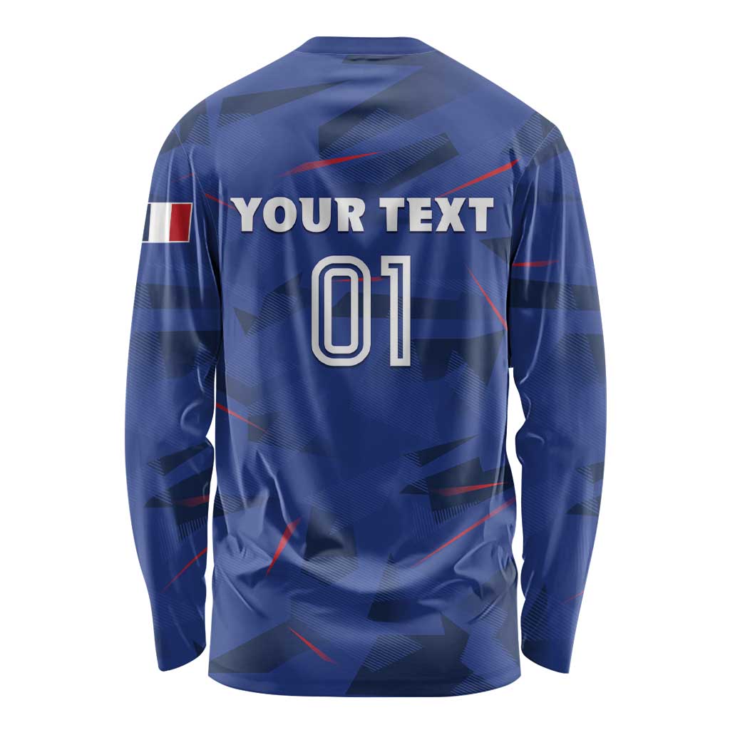 France 2024 Rugby Long Sleeve Shirt Bravo Les Bleus - Wonder Print Shop