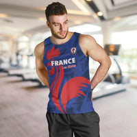 France 2024 Rugby Men Tank Top Bravo Les Bleus - Wonder Print Shop