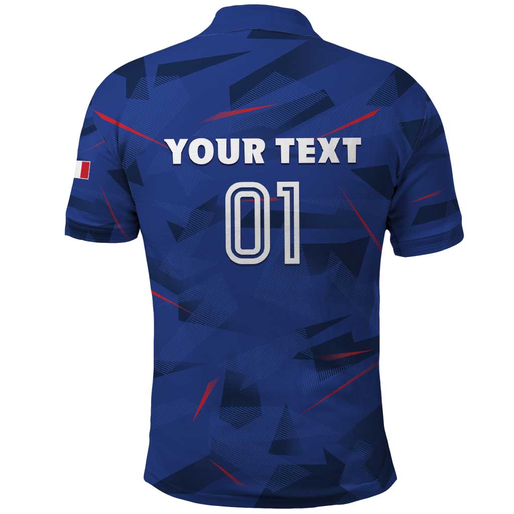 France 2024 Rugby Polo Shirt Bravo Les Bleus - Wonder Print Shop
