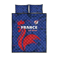 France 2024 Rugby Quilt Bed Set Bravo Les Bleus - Wonder Print Shop