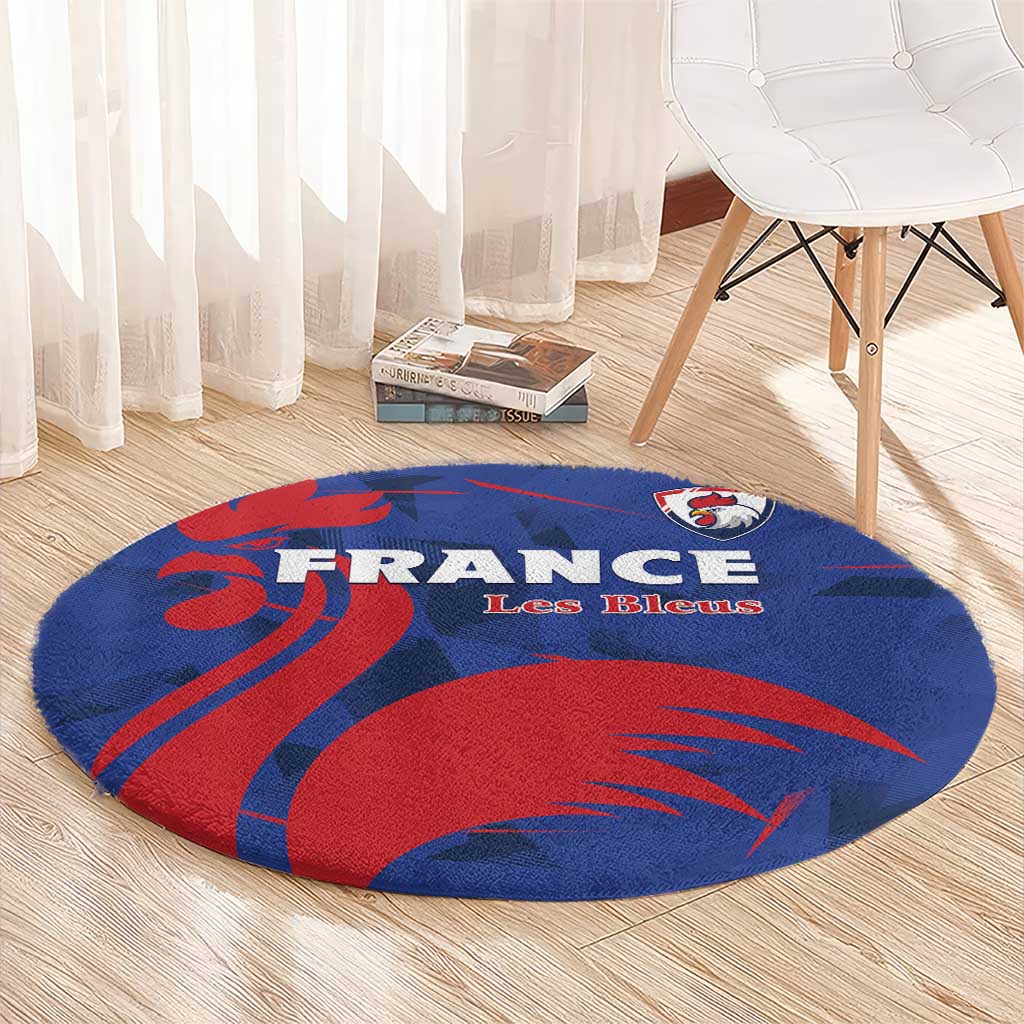France 2024 Rugby Round Carpet Bravo Les Bleus