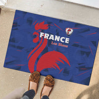 France 2024 Rugby Rubber Doormat Bravo Les Bleus - Wonder Print Shop