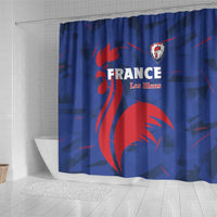 France 2024 Rugby Shower Curtain Bravo Les Bleus
