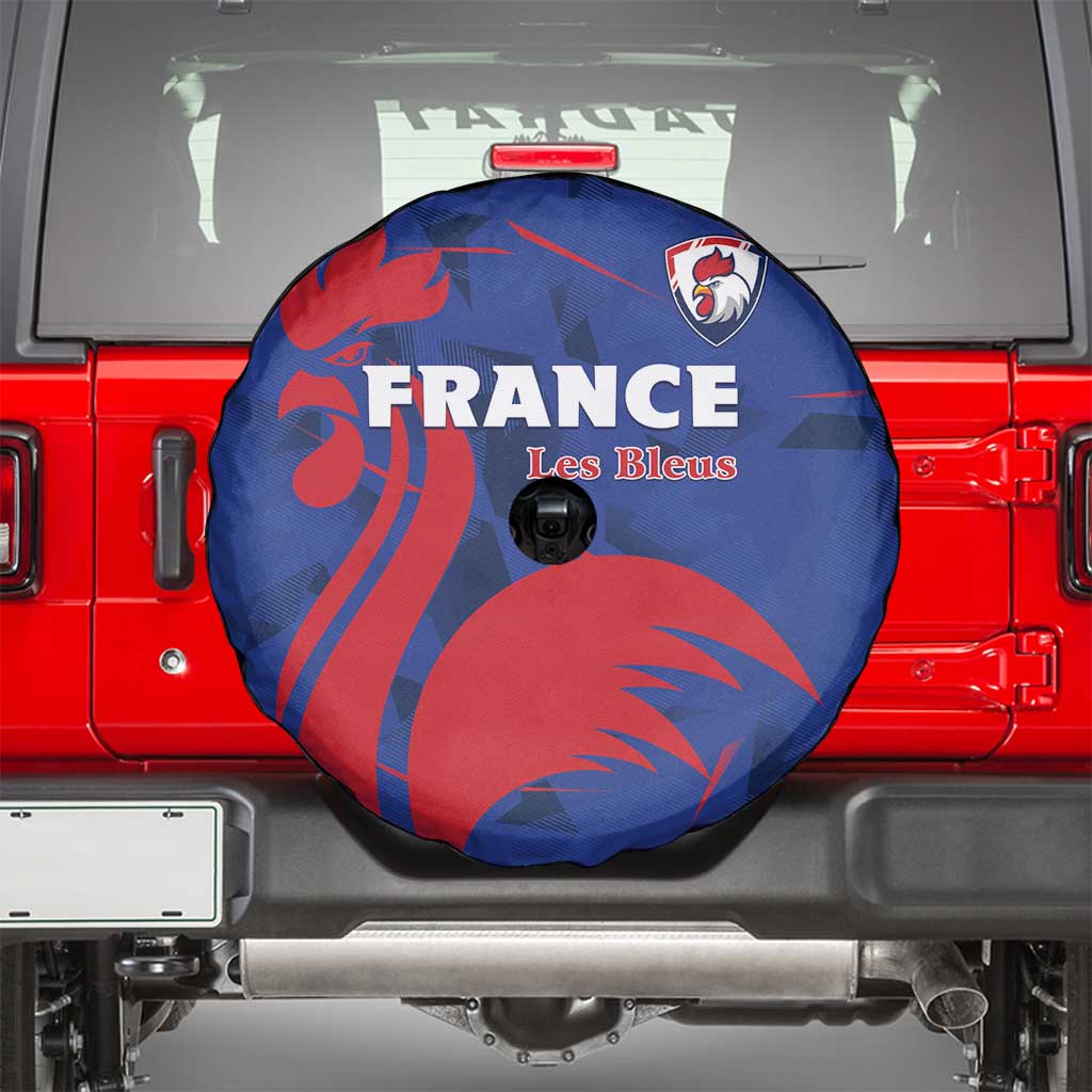 France 2024 Rugby Spare Tire Cover Bravo Les Bleus - Wonder Print Shop