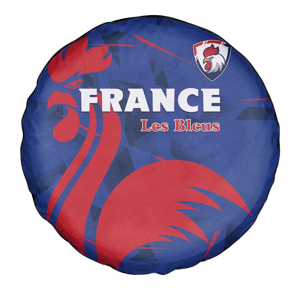 France 2024 Rugby Spare Tire Cover Bravo Les Bleus - Wonder Print Shop