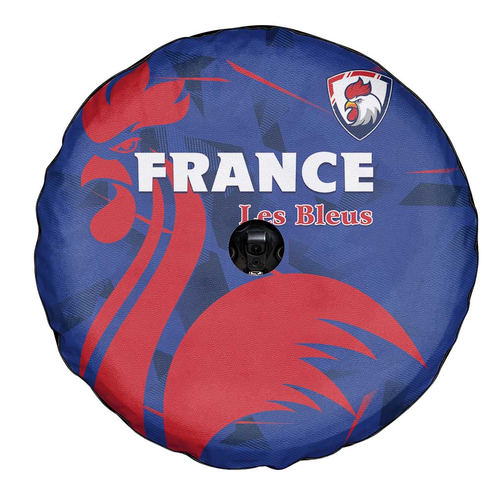 France 2024 Rugby Spare Tire Cover Bravo Les Bleus - Wonder Print Shop