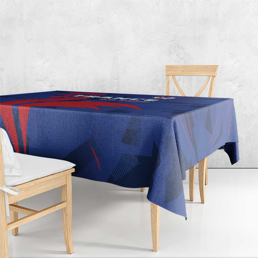 France 2024 Rugby Tablecloth Bravo Les Bleus - Wonder Print Shop