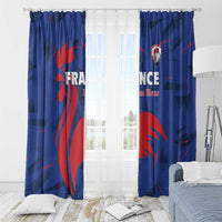 France 2024 Rugby Window Curtain Bravo Les Bleus - Wonder Print Shop