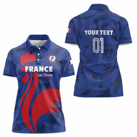 France 2024 Rugby Women Polo Shirt Bravo Les Bleus - Wonder Print Shop