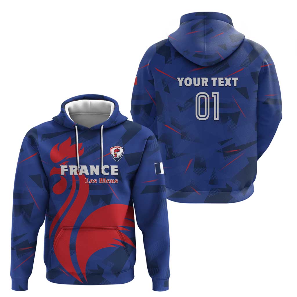 France 2024 Rugby Zip Hoodie Bravo Les Bleus - Wonder Print Shop