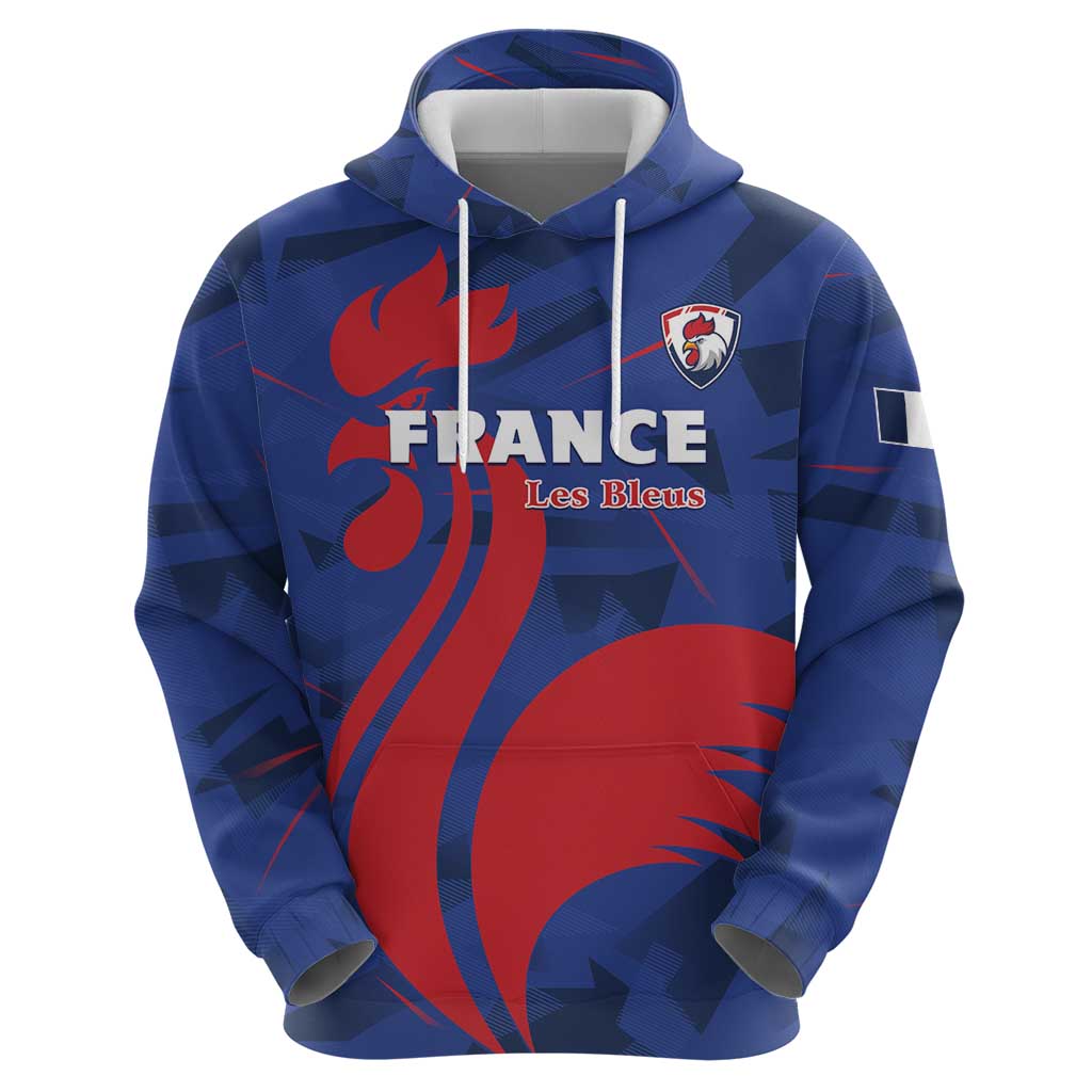 France 2024 Rugby Zip Hoodie Bravo Les Bleus - Wonder Print Shop