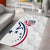 USA 2024 Rugby Area Rug Soar Like an Eagle White Version - Wonder Print Shop