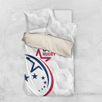 USA 2024 Rugby Bedding Set Soar Like an Eagle White Version - Wonder Print Shop