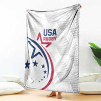 USA 2024 Rugby Blanket Soar Like an Eagle White Version