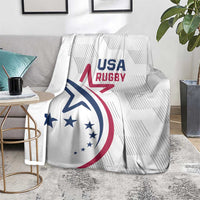 USA 2024 Rugby Blanket Soar Like an Eagle White Version