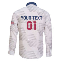 USA 2024 Rugby Family Matching Short Sleeve Bodycon Dress and Hawaiian Shirt Soar Like an Eagle White Version - Wonder Print Shop