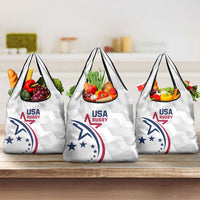 USA 2024 Rugby Grocery Bag Soar Like an Eagle White Version