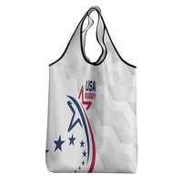 USA 2024 Rugby Grocery Bag Soar Like an Eagle White Version