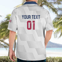 USA 2024 Rugby Hawaiian Shirt Soar Like an Eagle White Version - Wonder Print Shop