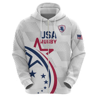 USA 2024 Rugby Hoodie Soar Like an Eagle White Version - Wonder Print Shop
