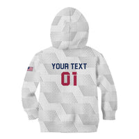 USA 2024 Rugby Kid Hoodie Soar Like an Eagle White Version - Wonder Print Shop