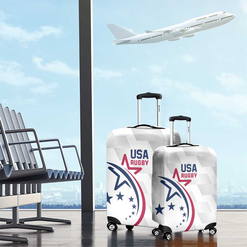 USA 2024 Rugby Luggage Cover Soar Like an Eagle White Version - Wonder Print Shop